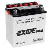 Аккумулятор EXIDE (12 Ah) 160 A, 12 V Обратная, R+ YB10L-A2 YB10L-A2