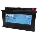 Аккумулятор EXIDE (80 Ah) 800 A, 12 V Обратная, R+ L4 406451