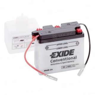 Аккумулятор для мотоцикла EXIDE BIKE (4 Ah) 35 A, 6 V Прямая, L+ 6N4-2A-4 6N4-2A-4 Аккумулятор для мотоцикла EXIDE BIKE (4 Ah) 35 A, 6 V Прямая, L+ 6N4-2A-4 6N4-2A-4