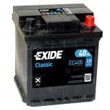 Аккумулятор EXIDE (40 Ah) 330 A, 12 V Обратная, R+ L0 EC400