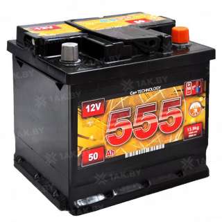 Аккумулятор 555 (50 Ah) 390 A, 12 V Обратная, R+ L1 Аккумулятор 555 (50 Ah) 390 A, 12 V Обратная, R+ L1