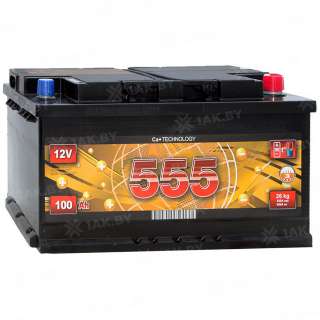 Аккумулятор 555 (100 Ah) 850 A, 12 V Обратная, R+ L5 Аккумулятор 555 (100 Ah) 850 A, 12 V Обратная, R+ L5