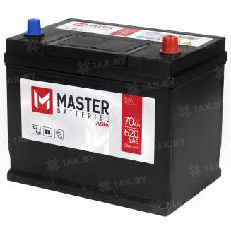 Аккумулятор MASTER BATTERIES (70 Ah) 550 A, 12 V Обратная, R+ D26 MB700J 1