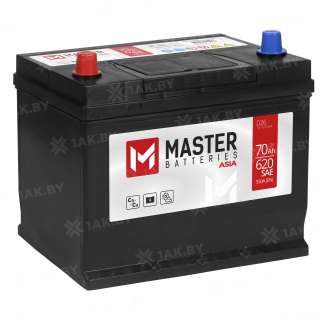 Аккумулятор MASTER BATTERIES (70 Ah) 550 A, 12 V Прямая, L+ D26 MB701J Аккумулятор MASTER BATTERIES (70 Ah) 550 A, 12 V Прямая, L+ D26 MB701J