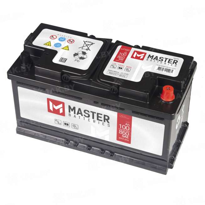 Аккумулятор MASTER BATTERIES (75 Ah) 680 A, 12 V Прямая, L+ L3 MB751E