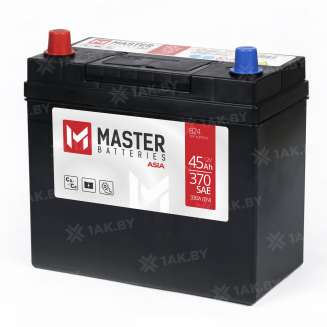 Аккумулятор MASTER BATTERIES (45 Ah) 330 A, 12 V Прямая, L+ B24 MB451J 1