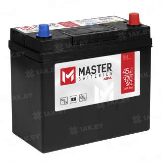 Аккумулятор MASTER BATTERIES (45 Ah) 330 A, 12 V Обратная, R+ B24 MB450J 1