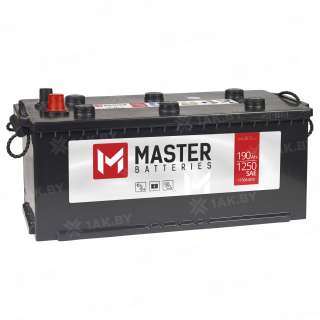 Аккумулятор MASTER BATTERIES (190 Ah) 1150 A, 12 V Прямая, L+ D5 MBF1903E Аккумулятор MASTER BATTERIES (190 Ah) 1150 A, 12 V Прямая, L+ D5 MBF1903E