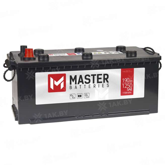 Аккумулятор MASTER BATTERIES (190 Ah) 1150 A, 12 V Обратная L+ D5 MBF1903E 0