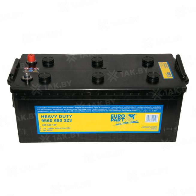 Аккумулятор EUROPART (180 Ah) 1000 A, 12 V Прямая, L+ D5 0