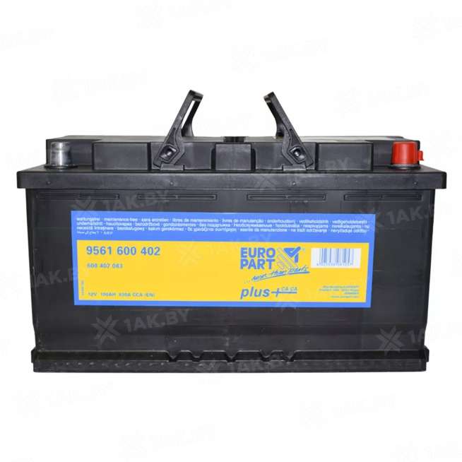 Аккумулятор EUROPART (100 Ah) 830 A, 12 V Обратная, R+ L5 0