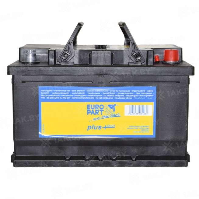 Аккумулятор EUROPART (74 Ah) 680 A, 12 V Обратная, R+ L3 0