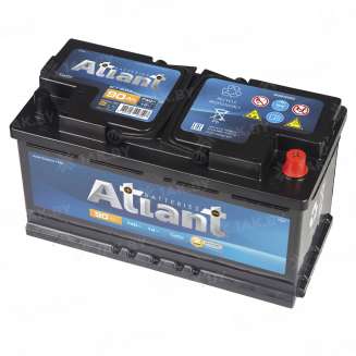 Аккумулятор ATLANT Blue (90 Ah) 740 A, 12 V Обратная, R+ AT900E 0