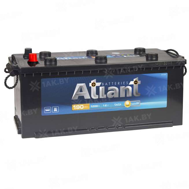Аккумулятор ATLANT Blue (190 Ah) 1200 A, 12 V Прямая, L+ D5 ATF1903E 0