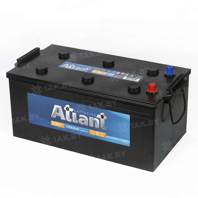 Аккумулятор ATLANT Blue (230 Ah) 1500 A, 12 V Прямая, L+ D6 AT2303E 1