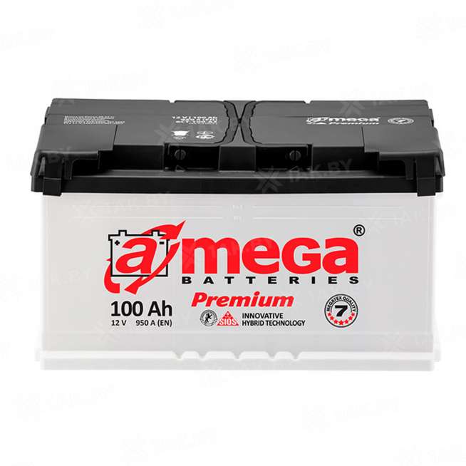 Аккумулятор A-mega Premium (100 Ah) 950 A, 12 V Обратная, R+ L5 0