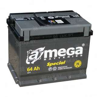 Аккумулятор A-mega Special 6CT (64 Ah) 570 A, 12 V Обратная, R+ L2 Аккумулятор A-mega Special 6CT (64 Ah) 570 A, 12 V Обратная, R+ L2