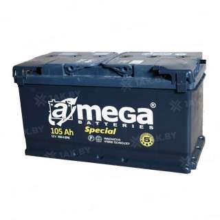 Аккумулятор A-mega Special 6CT (105 Ah) 950 A, 12 V Обратная, R+ L5 Аккумулятор A-mega Special 6CT (105 Ah) 950 A, 12 V Обратная, R+ L5