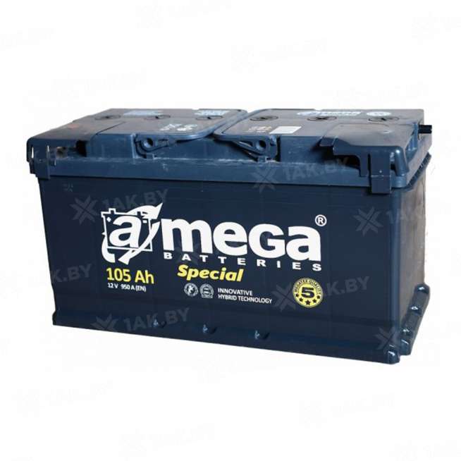 Аккумулятор A-mega Special 6CT (105 Ah) 950 A, 12 V Обратная, R+ L5 0