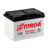 Аккумулятор A-mega Premium (74 Ah) 760 A, 12 V Обратная, R+ L3