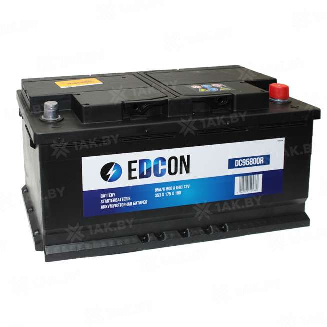 Аккумулятор EDCON (95 Ah) 800 A, 12 V Обратная, R+ L5 0