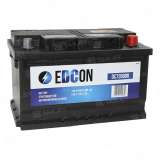 Аккумулятор EDCON (72 Ah) 680 A, 12 V Обратная, R+ LB3