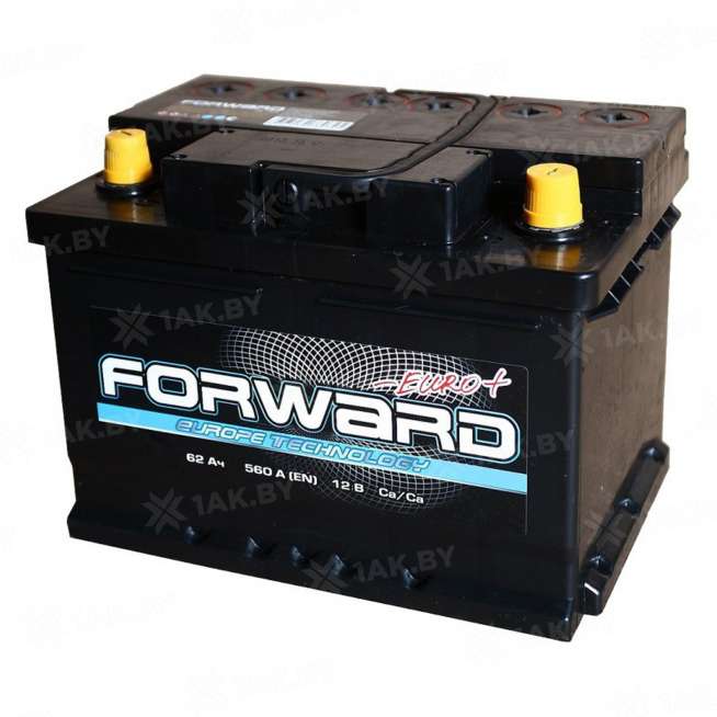 Аккумулятор FORWARD (62 Ah) 560 А, 12 V Обратная, R+ LB2 FV620E 0