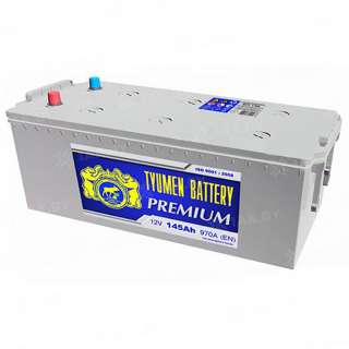 Аккумулятор Тюмень Премиум (145 Ah) 970 A, 12 V Прямая, L+ D4 Аккумулятор Тюмень Премиум (145 Ah) 970 A, 12 V Прямая, L+ D4