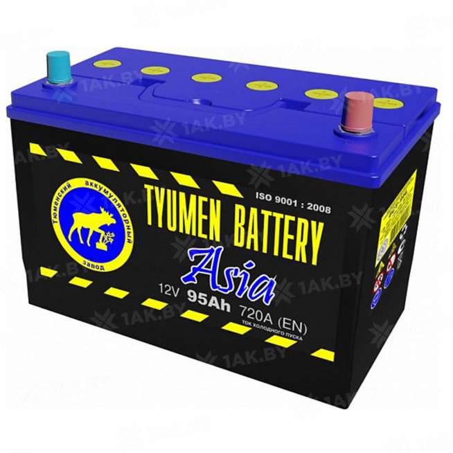 Аккумулятор Тюмень Азия (95 Ah) 750 A, 12 V Обратная, R+ D31 TNS95.0 0