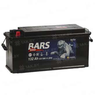 Аккумулятор BARS Silver (132 Ah) 820 A, 12 V Обратная, R+ D4 0