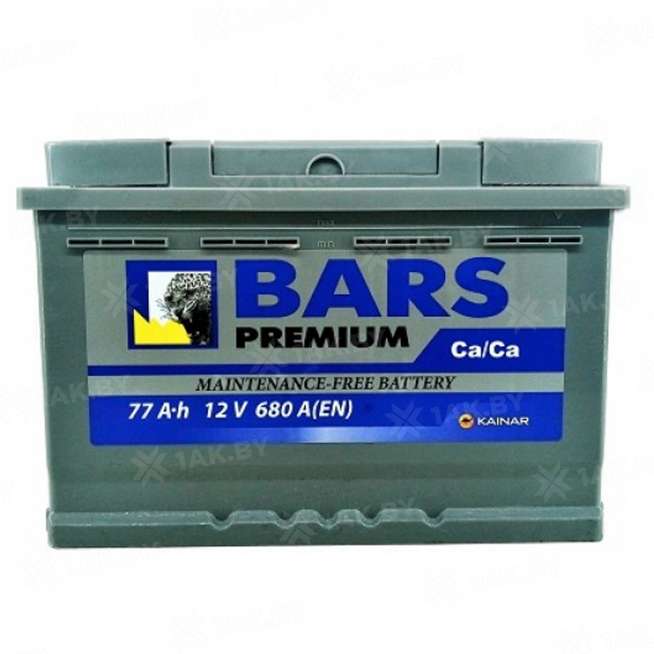 Аккумулятор BARS Premium (77 Ah) 680 A, 12 V Обратная, R+ L3 0