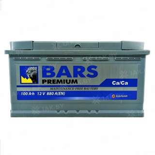 Аккумулятор BARS Premium (100 Ah) 880 A, 12 V Обратная, R+ L5