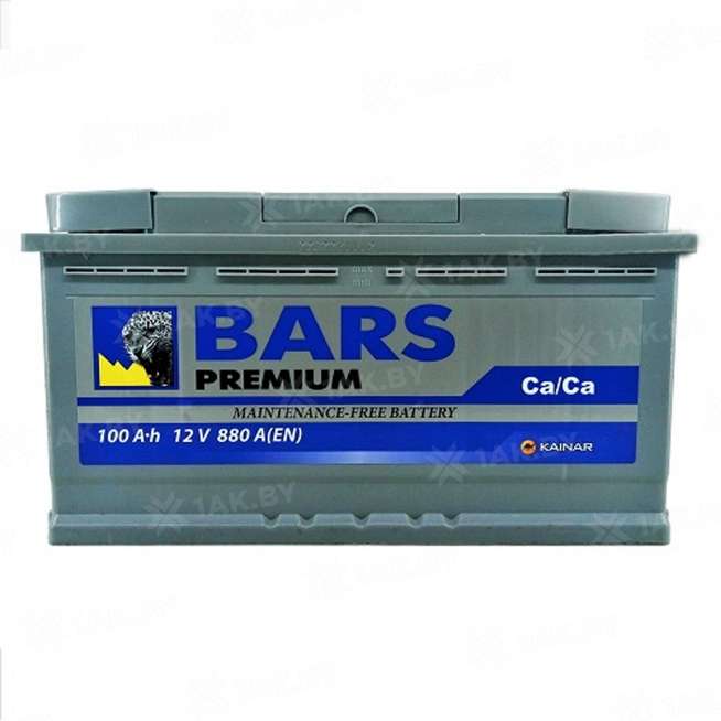Аккумулятор BARS Premium (100 Ah) 880 A, 12 V Обратная, R+ L5 0