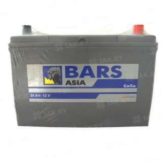 Аккумулятор BARS Asia (90 Ah) 750 A, 12 V Обратная, R+ D31