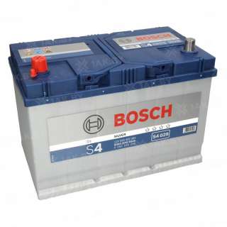 Аккумулятор BOSCH S4 (95 Ah) 830 A, 12 V Прямая, L+ D31 Аккумулятор BOSCH S4 (95 Ah) 830 A, 12 V Прямая, L+ D31