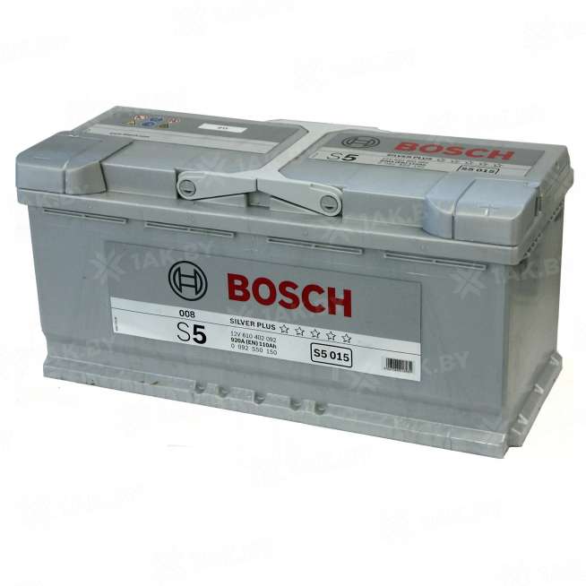 Аккумулятор BOSCH S5 (110 Ah) 920 A, 12 V Обратная, R+ L6 0
