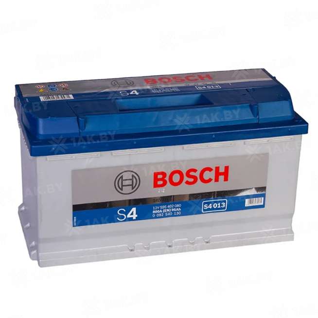Аккумулятор BOSCH S4 (95 Ah) 800 A, 12 V Обратная, R+ L5 0