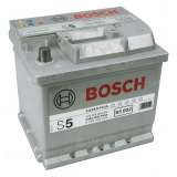 Аккумулятор BOSCH S5 (54 Ah) 530 A, 12 V Обратная, R+ L1