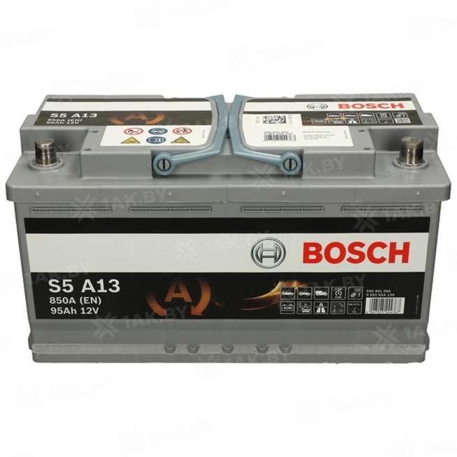 Аккумулятор BOSCH S5 (95 Ah) 850 A, 12 V Обратная, R+ L5 0