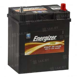 Аккумулятор ENERGIZER (35 Ah) 300 A, 12 V Обратная, R+ B19 Аккумулятор ENERGIZER (35 Ah) 300 A, 12 V Обратная, R+ B19