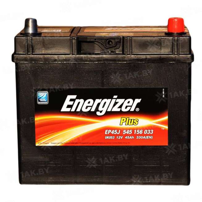 Аккумулятор ENERGIZER (45 Ah) 330 A, 12 V Обратная, R+ B24 0