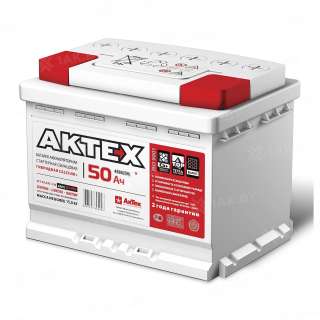 Аккумулятор AKTEX (50 Ah) 450 A, 12 V Прямая, L+ LB1 Аккумулятор AKTEX (50 Ah) 450 A, 12 V Прямая, L+ LB1