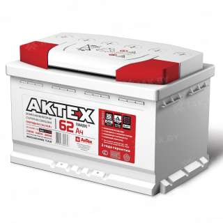 Аккумулятор AKTEX (62 Ah) 550 A, 12 V Прямая, L+ LB2 Аккумулятор AKTEX (62 Ah) 550 A, 12 V Прямая, L+ LB2