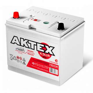 Аккумулятор AKTEX Asia (65 Ah) 550 A, 12 V Прямая, L+ D23 Аккумулятор AKTEX Asia (65 Ah) 550 A, 12 V Прямая, L+ D23
