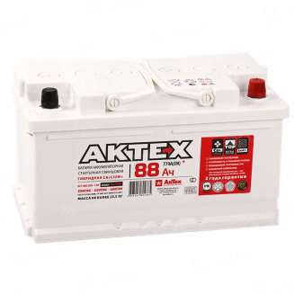 Аккумулятор AKTEX (88 Ah) 770 А, 12 V Обратная, R+ LB4 0