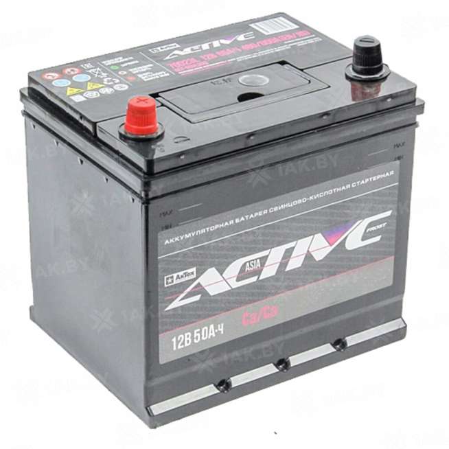 Аккумулятор AKTEX Active Frost Asia (50 Ah) 540 A, Прямая, L+ B24 0