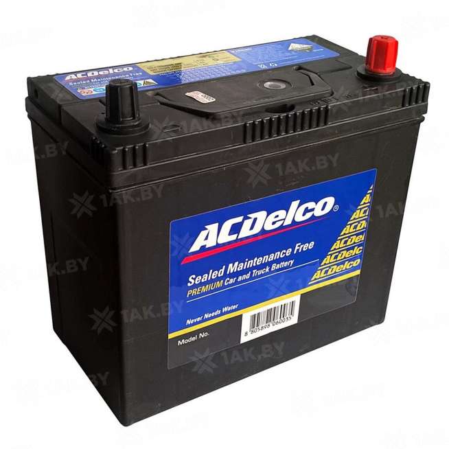 Аккумулятор ACDELCO (60 Ah) 500 A, 12 V Обратная, R+ D23 0