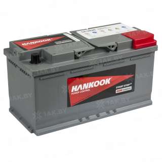 Аккумулятор HANKOOK AGM (95 Ah) 850 A, 12 V Обратная, R+ L5