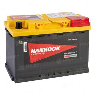 Аккумулятор HANKOOK AGM (70 Ah) 760 A, 12 V Прямая, L+ L3 Аккумулятор HANKOOK AGM (70 Ah) 760 A, 12 V Прямая, L+ L3