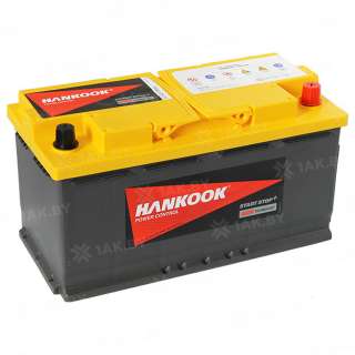 Аккумулятор HANKOOK AGM (80 Ah) 800 A, 12 V Обратная, R+ L4